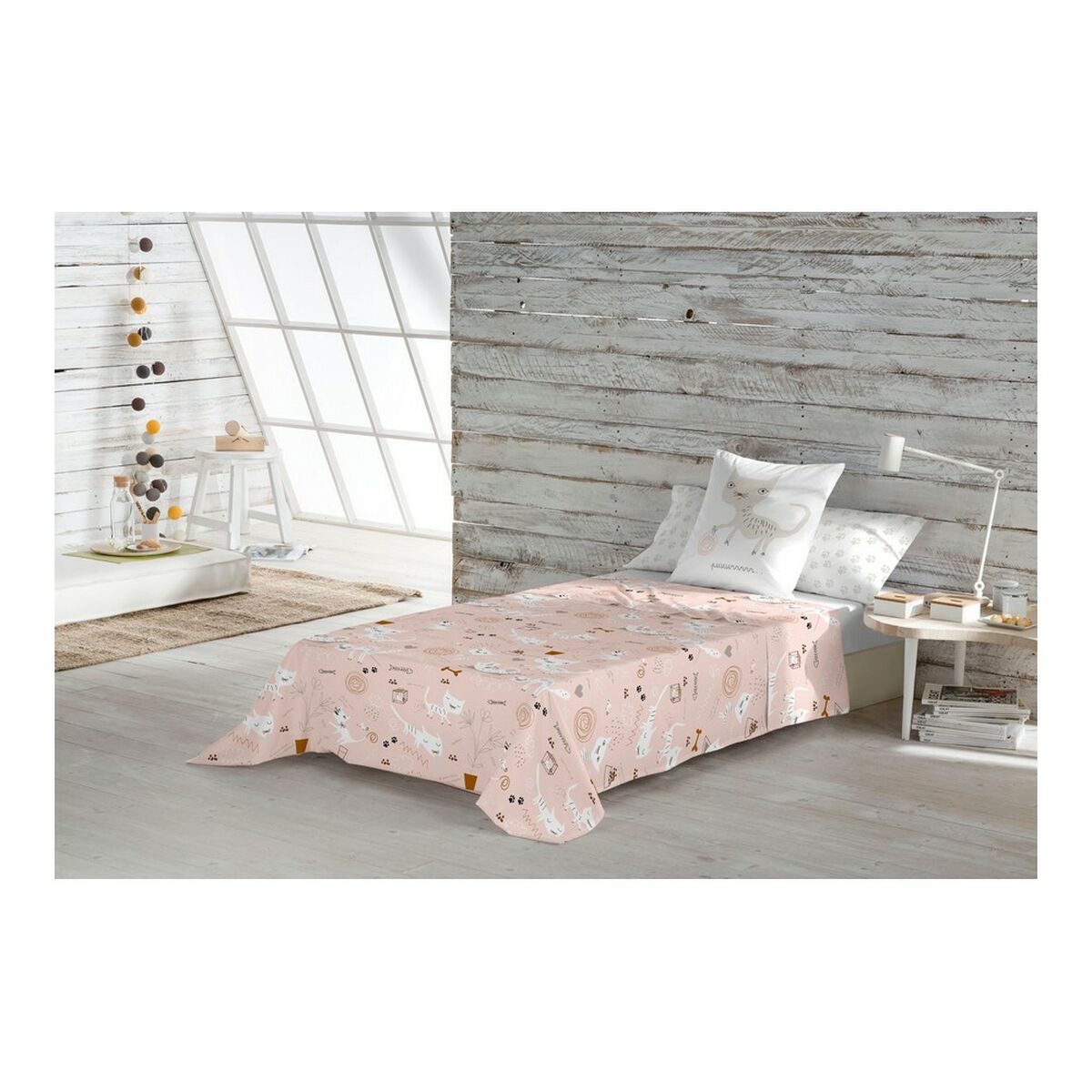 Jeu de draps Panzup Gatos 4 Lit king size 260 x 270 cm
